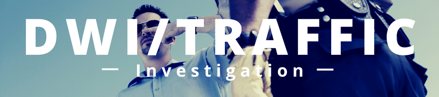 DWI Traffic Investigation web banner