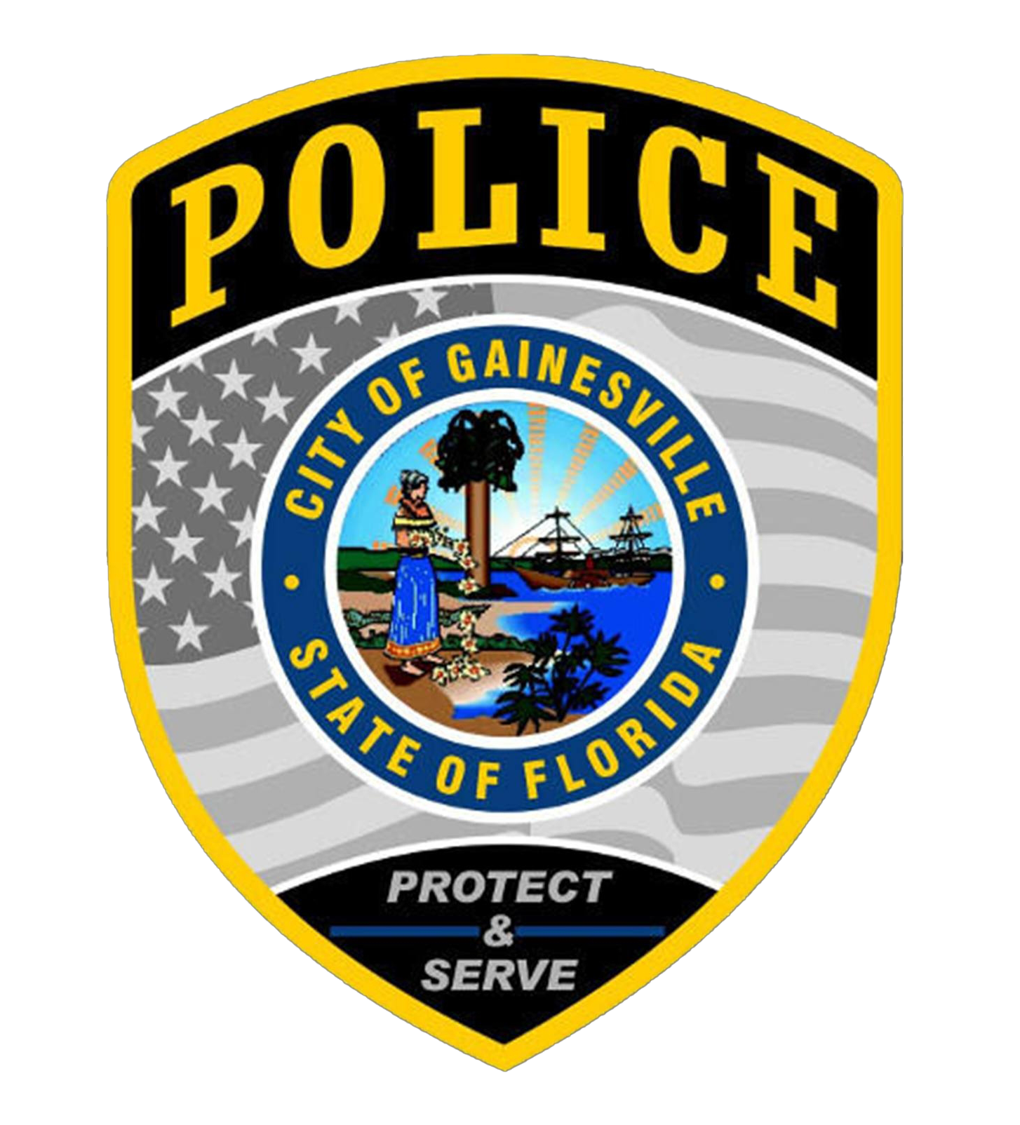 Official Patch of the Gainesville Florida Police Department