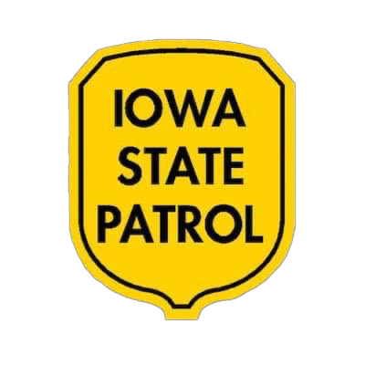 Official badge of the Iowa State Patrol District 1