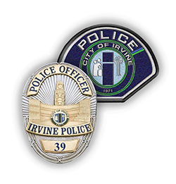 Irvine Police Department badge
