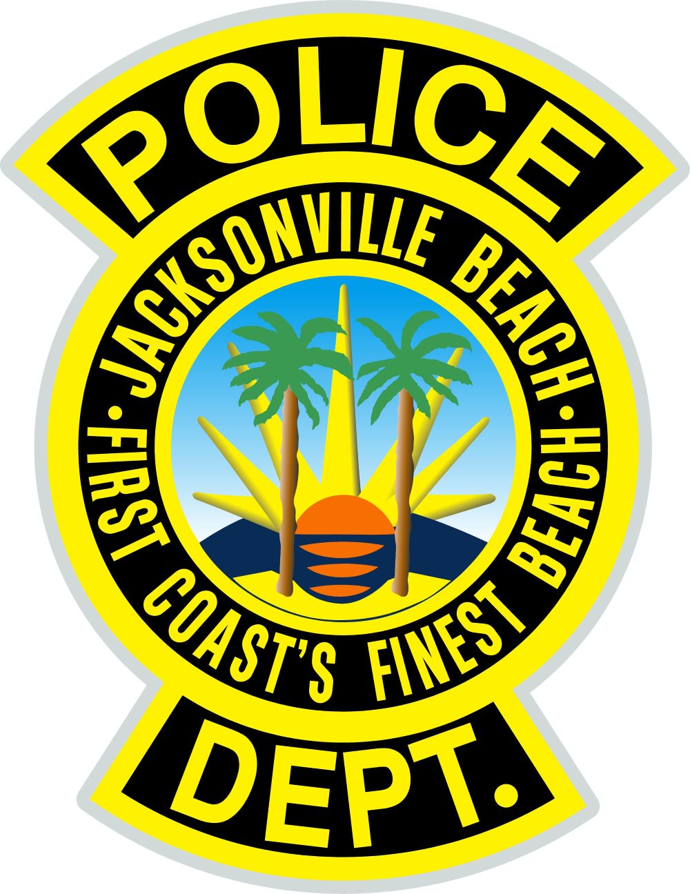 Official patch of the Jacksonville Beach Police Department