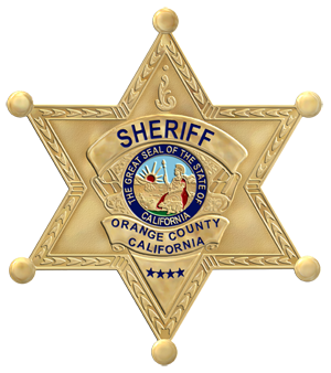 Orange California Sheriff Badge