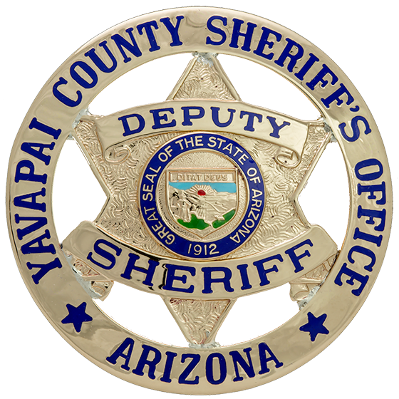 Official badge of Yavapai County Sheriff's Office in Prescott AZ