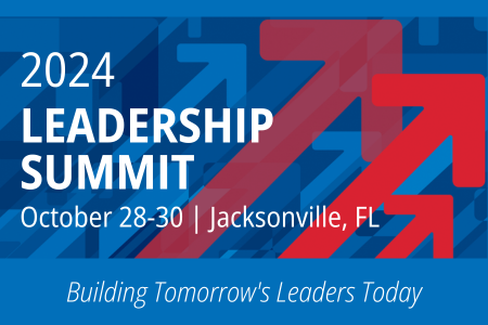 Graphic promoting the 2024 Leadership Summit on Oct. 28-30, 2024 at UNF