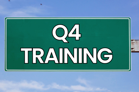 Interstate sign promoting training in the 4th quarter.