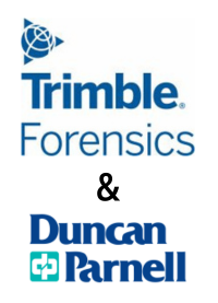 Official logos of Trimble Forensics and Duncan-Parnell
