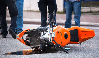 Stock image depicting an action related to Investigation of Motorcycle Crashes - Level I - Online