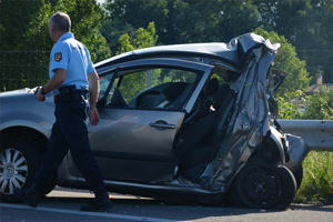 Stock image depicting an action related to At-Scene Traffic Crash/Traffic Homicide Investigation - Online